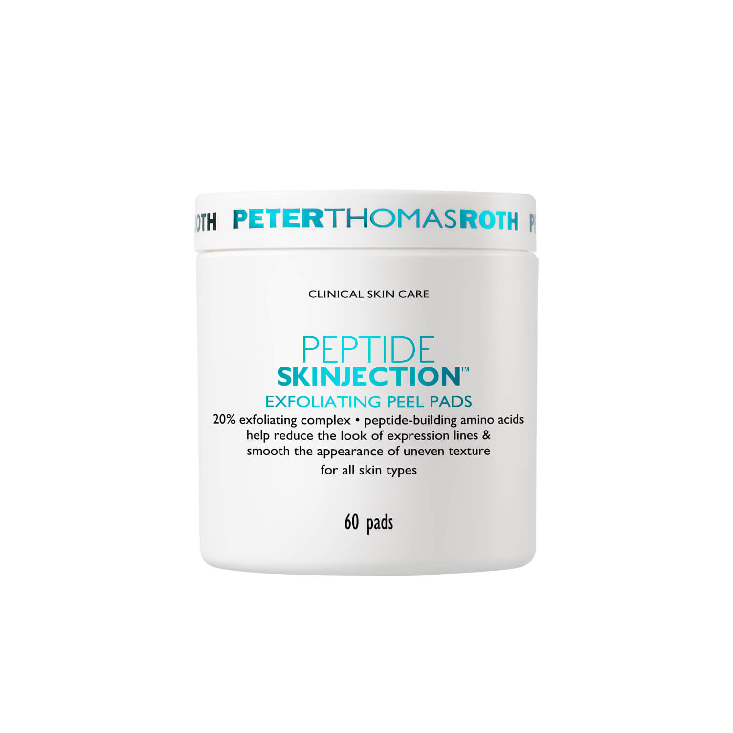 PEPTIDE SKINJECTION™ EXFOLIATING PEEL PADS (ALMOHADILLAS EXFOLIANTES)